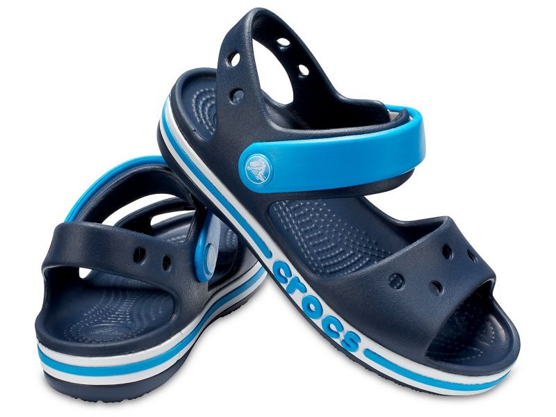 CROCS Crocband™ Sandal Kids. Сандалии детские CROCS синие, фото 6