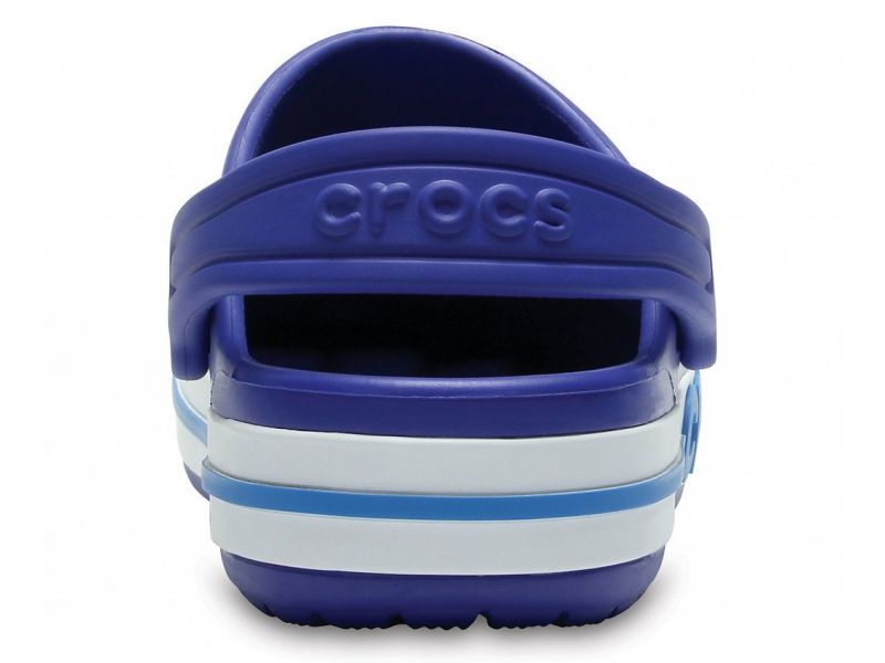Детские сабо Crocs Bayaband ярко-синие – вид сзади